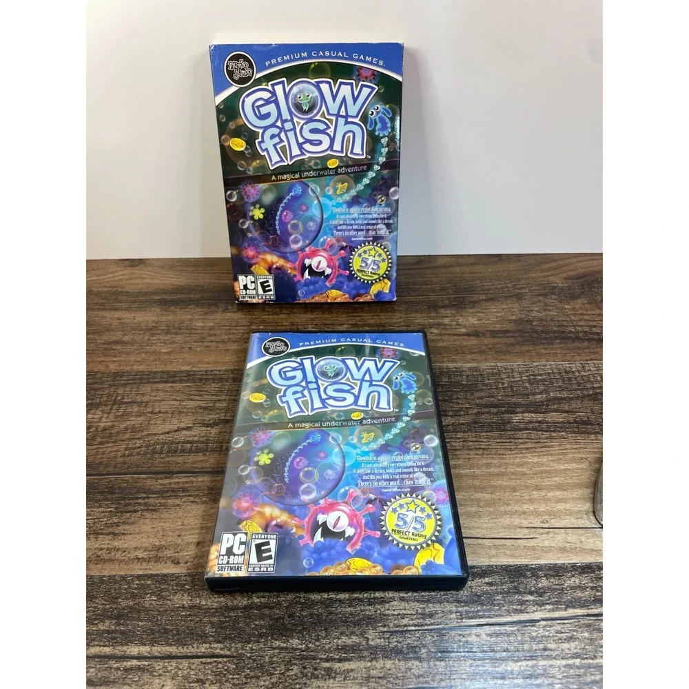 Glowfish PC Computer Game Mumbo Jumbo Underwater Adventure CD Rom Glow Fish